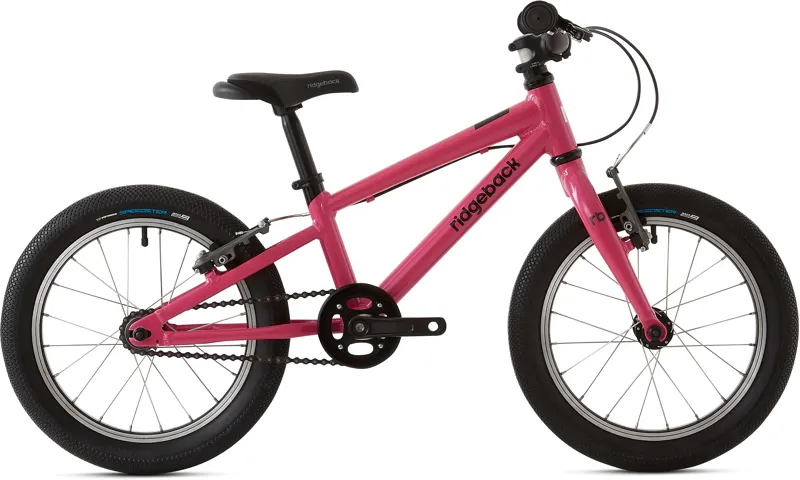 2020 Ridgeback Dimension 16 Inch Wheel Kids Bike in Pink