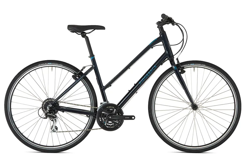 2020 Ridgeback Velocity Open Frame Hybrid Bike in Black