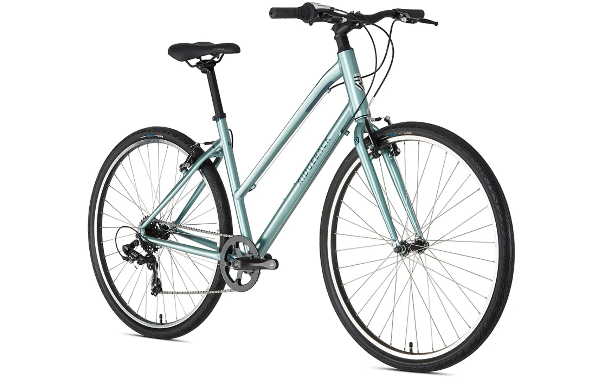 2020 Ridgeback Comet Open Frame Hybrid Bike in Green