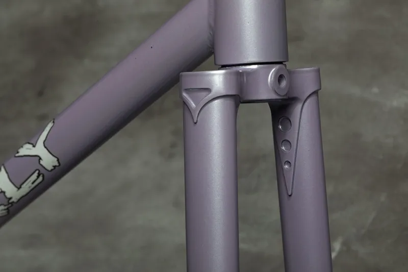 Surly Steamroller Single Speed Steel Bike in Lilac-3