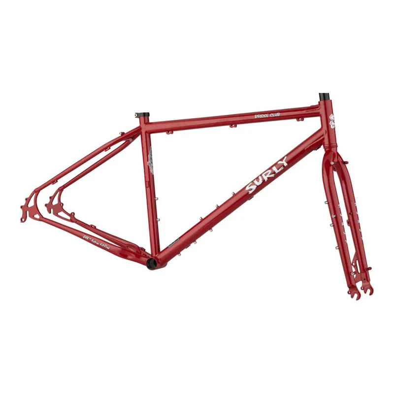 Surly Bridge Club Frameset in Grandmas Lipstick Red