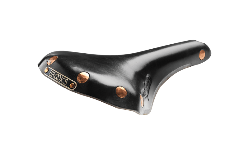 Brooks Swift Chrome Mens Saddle in Black