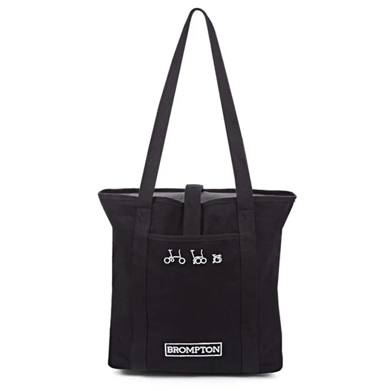 Brompton Tote Bag and Frame in Black-4