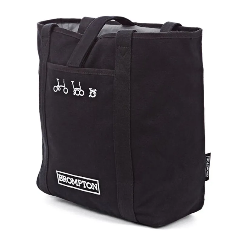 Brompton Tote Bag and Frame in Black-5