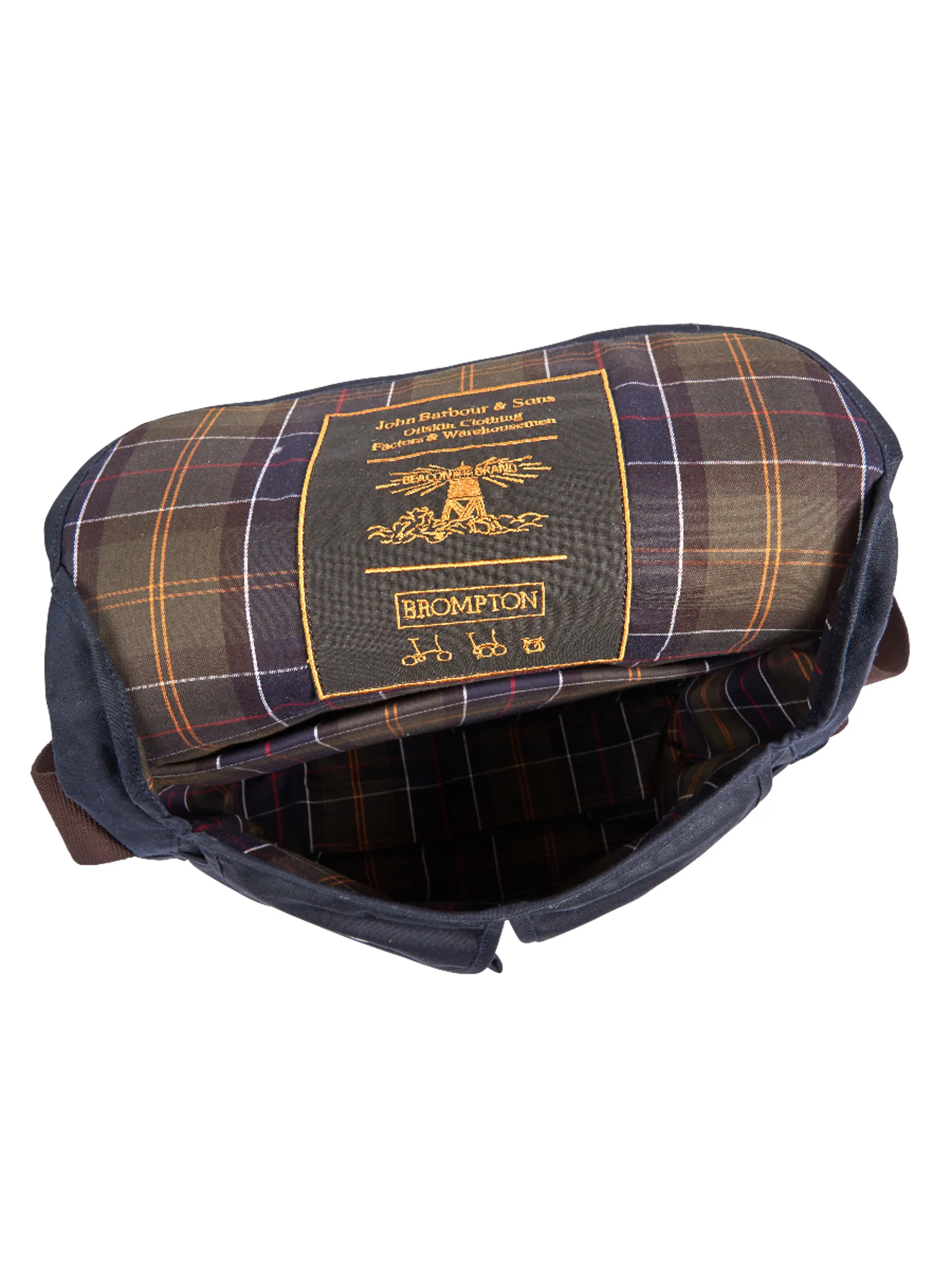 Brompton barbour tarras bag top