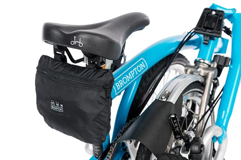 Brompton Bike Cover with integrated pouch Black-1