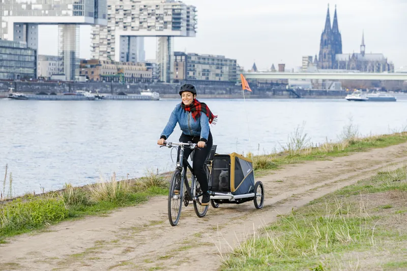 Croozer Peppa Dog Trailer Pinapple in Yellow-5