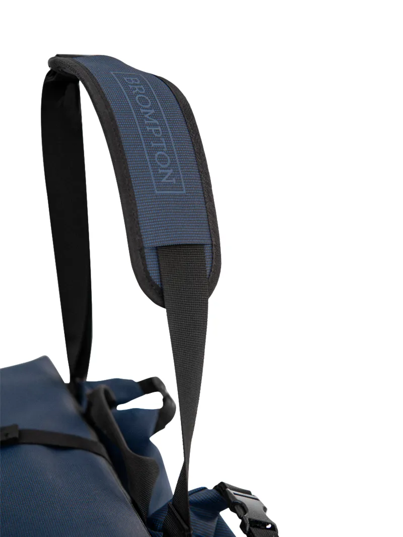 Brompton Borough Waterproof Bag Large in Navy Blue-4