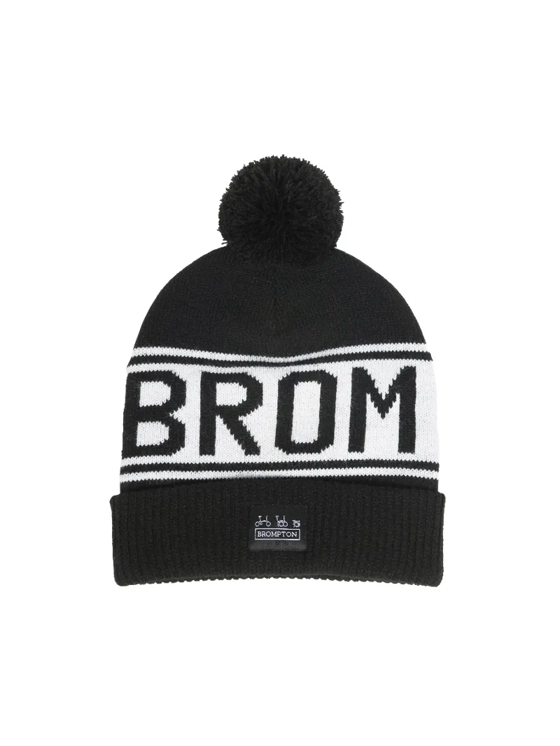 Brompton Logo Collection Beanie Hat in Black
