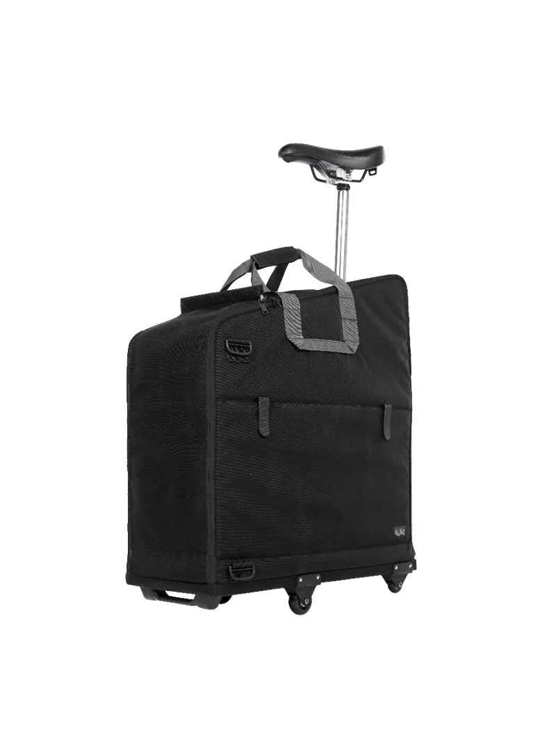 Brompton Padded Folding Bike Bag with 4 wheels Black