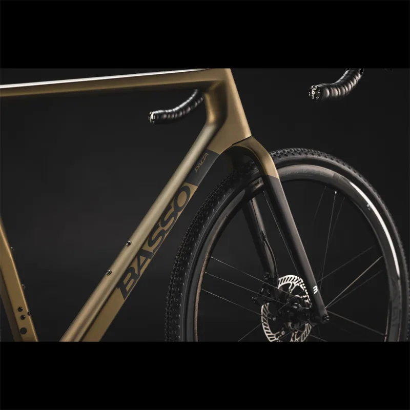 Basso  Palta Gravel Bike in Burn Gold with Shimano GRX-3