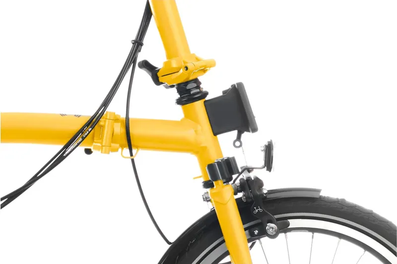Brompton C Line 2 Speed Folding Bike in Bumblebee Yellow-5