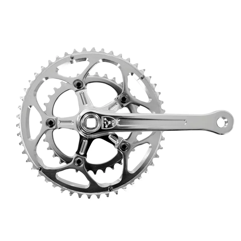 Genetic Clubman 50/34 172.5mm Double Chainset in Silver