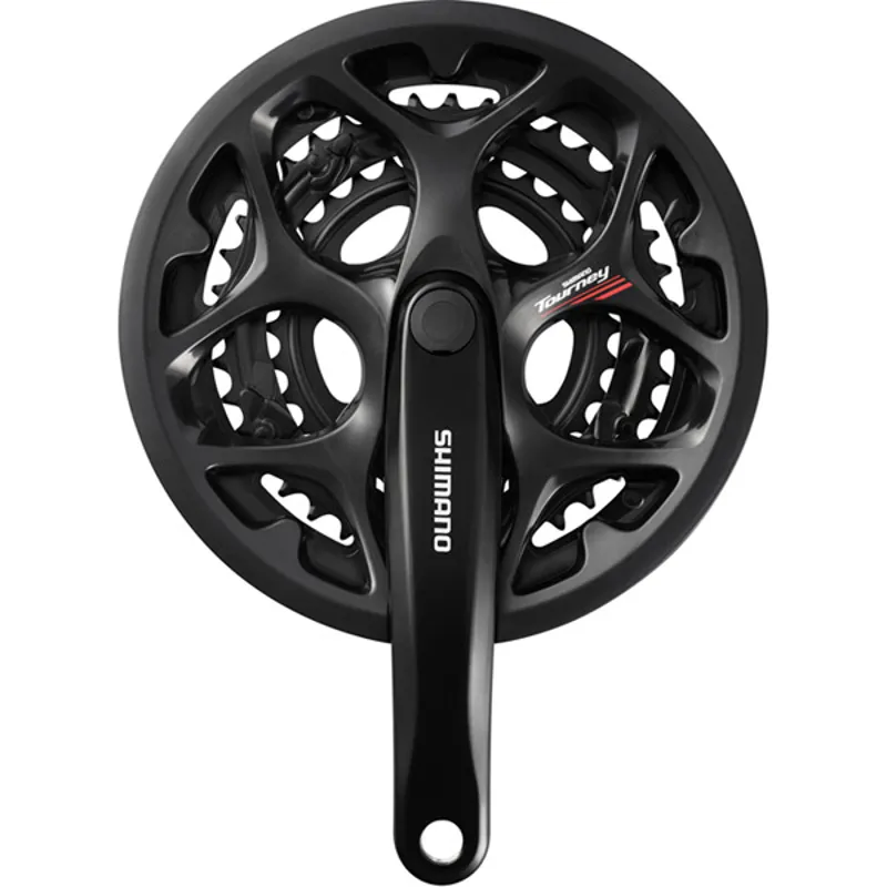 Shimano Road FC-A073 50/39/30 Triple Square Taper Chainset in Black