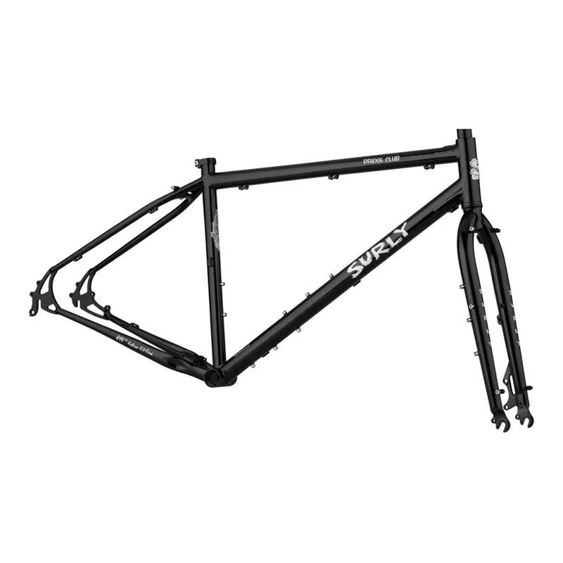 Surly Bridge Club Touring Bike Frameset in Dark Black