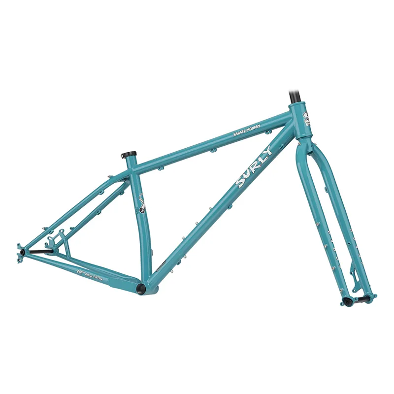 Surly Karate Monkey 27.5+ MTN Bike Frameset in Lost at Sea Blue