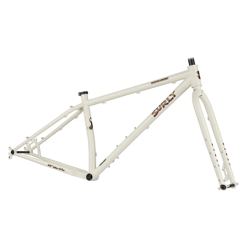 Surly Karate Monkey 27.5+ Deore Mountain Bike in Snow Mold White-1