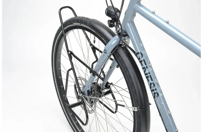 Genesis Tour De Fer 30 Flat Bar Touring Bike in Keith Flint Blue-12