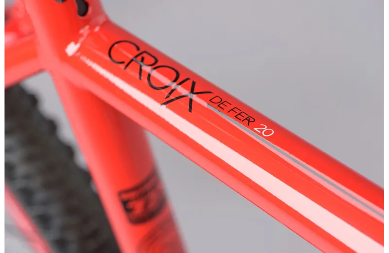 Genesis Croix De Fer 20 Steel Gravel Bike in Red-5