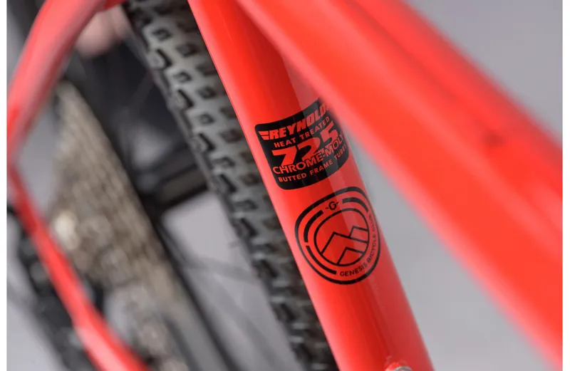 Genesis Croix De Fer 20 Steel Gravel Bike in Red-6