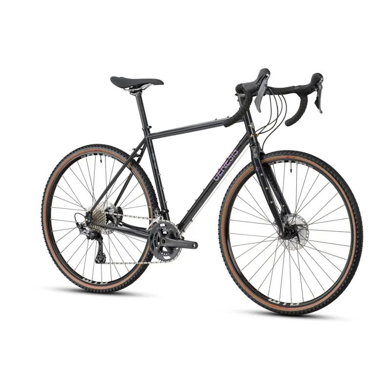Genesis Croix De Fer 50 Steel Gravel Bike in Black-1