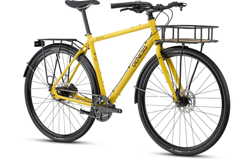 Genesis Brixton Hybrid Bike in Yellow