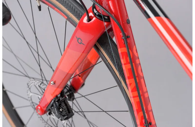 Genesis Equilibrium Disc Steel Road Bike in Red-5