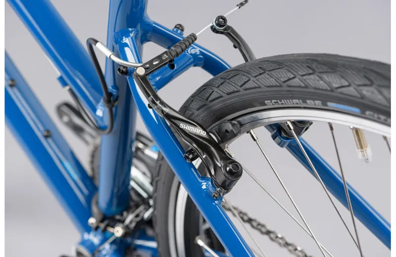 Ridgeback Velocity Open Frame Hybrid Bike in Blue-11