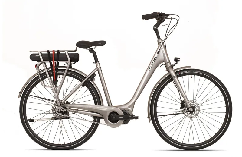 Ridgeback Electron+ Electric Bike in Grey