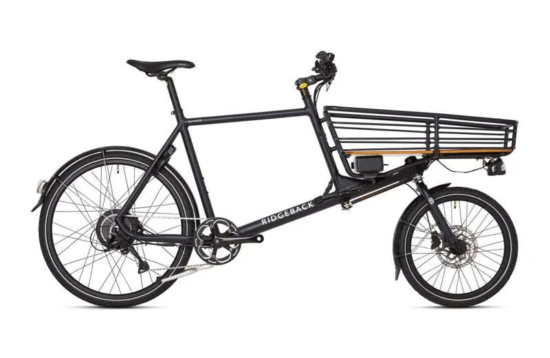 Ridgeback Butcher Electric Cargo Bike in Black 
