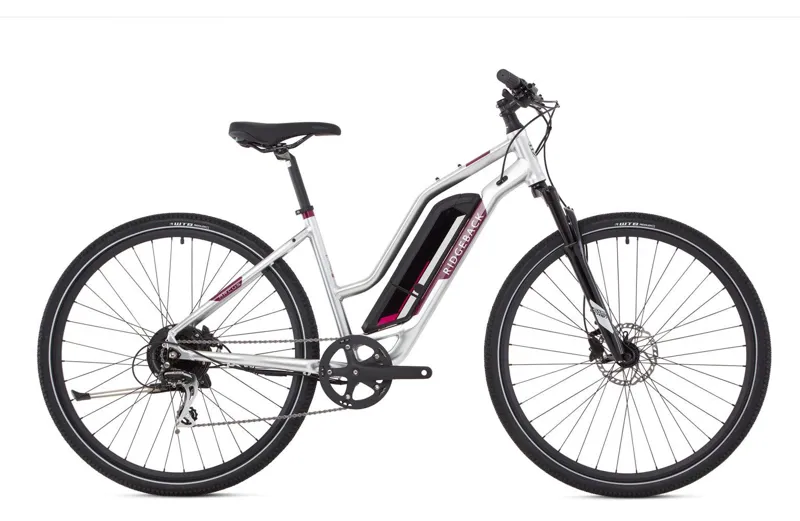 Ridgeback Arcus 1 Open Frame Electric Bike in Silver 