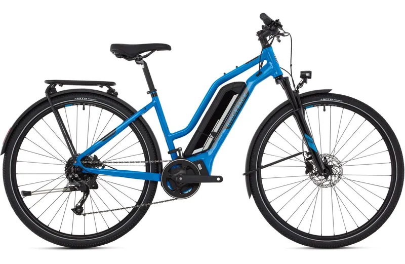 Ridgeback Arcus 2 Open Frame Electric Hybrid Bike in Blue