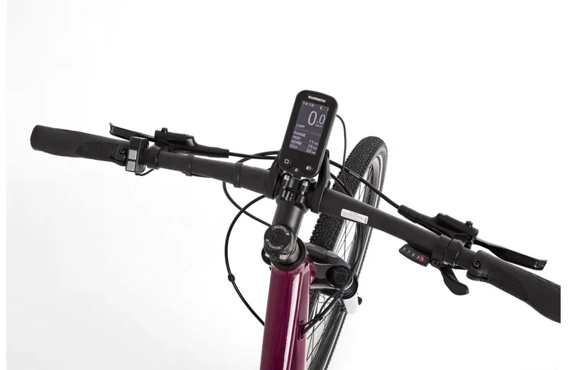 Ridgeback X2 Open Frame Electric Hybrid Bike in Plum Purple-2