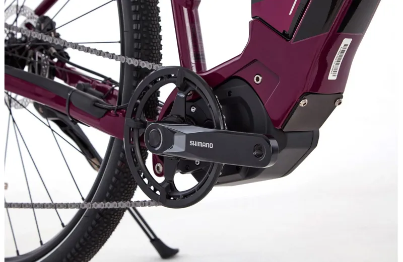 Ridgeback X2 Open Frame Electric Hybrid Bike in Plum Purple-6