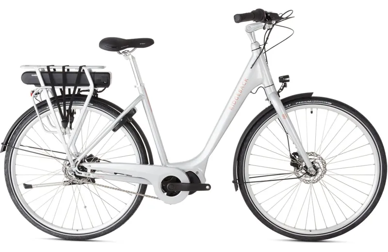 Ridgeback Electron S1 Electric bike in Silver