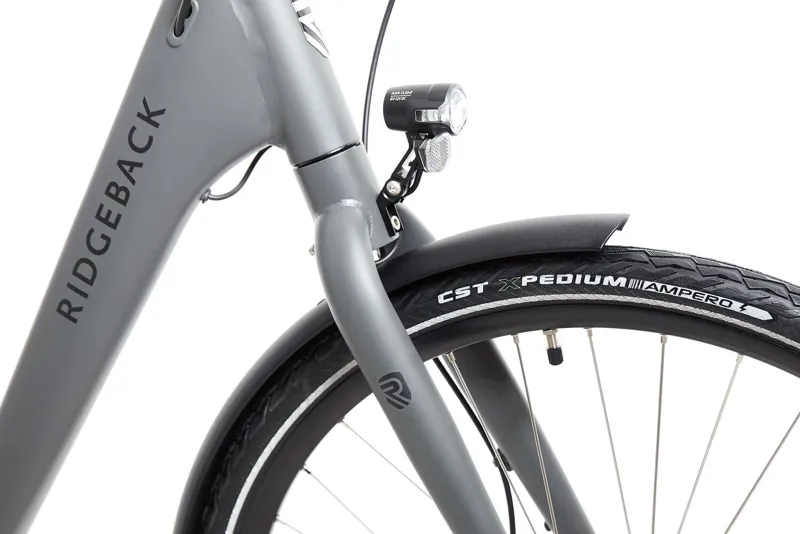 Ridgeback Electron S2 Electric Bike in Grey-6