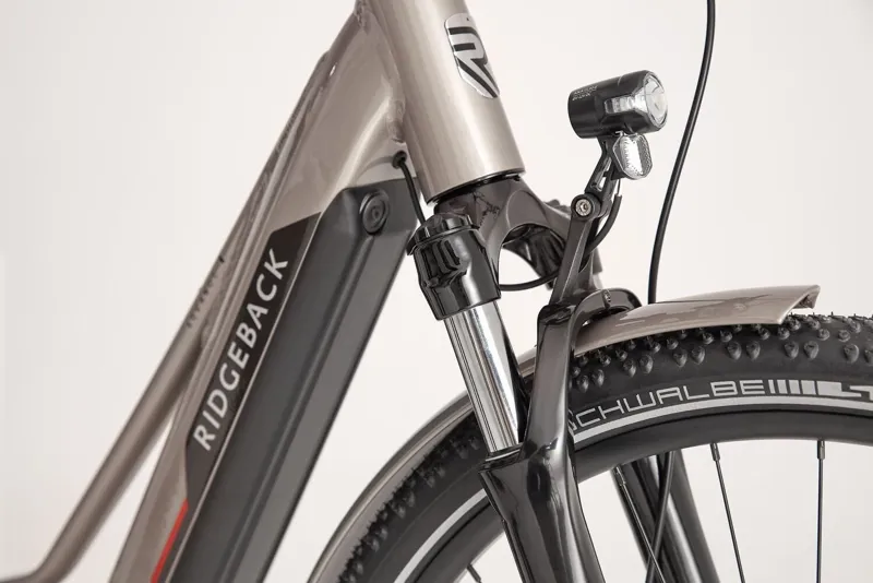 Ridgeback Advance 1w Electric Step Through Frame Hybrid Bike in Light Grey-5