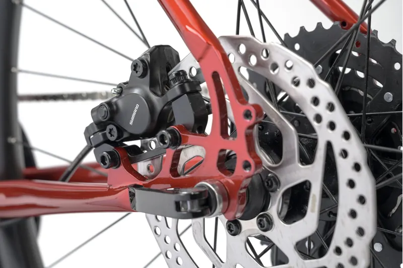 Genesis Croix De Fer 10 Flat Bar Steel Gravel Bike in Candy Warhols-10