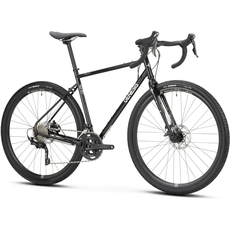 Genesis Croix De Fer 20 Gravel Bike in Burt Bachablack Black-1