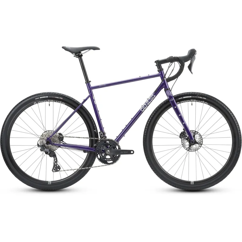 Genesis Croix De Fer 50 Steel Gravel Bike in Stone Temple Violets