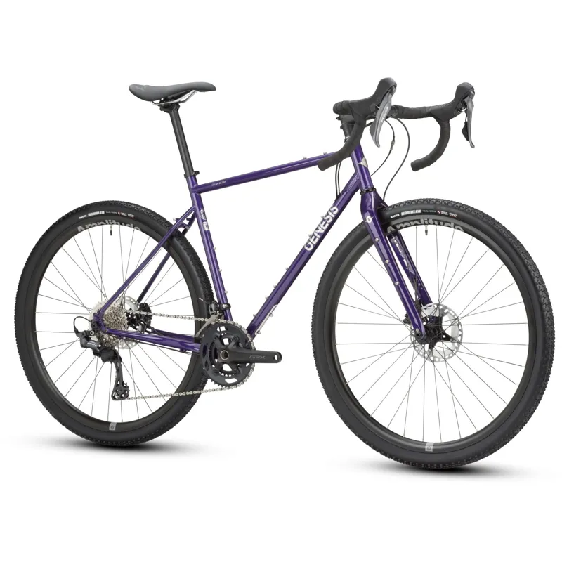 Genesis Croix De Fer 50 Steel Gravel Bike in Stone Temple Violets-1