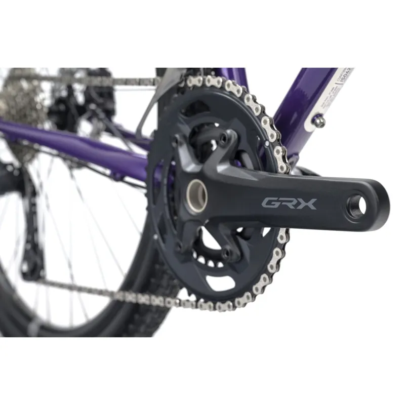 Genesis Croix De Fer 50 Steel Gravel Bike in Stone Temple Violets-7