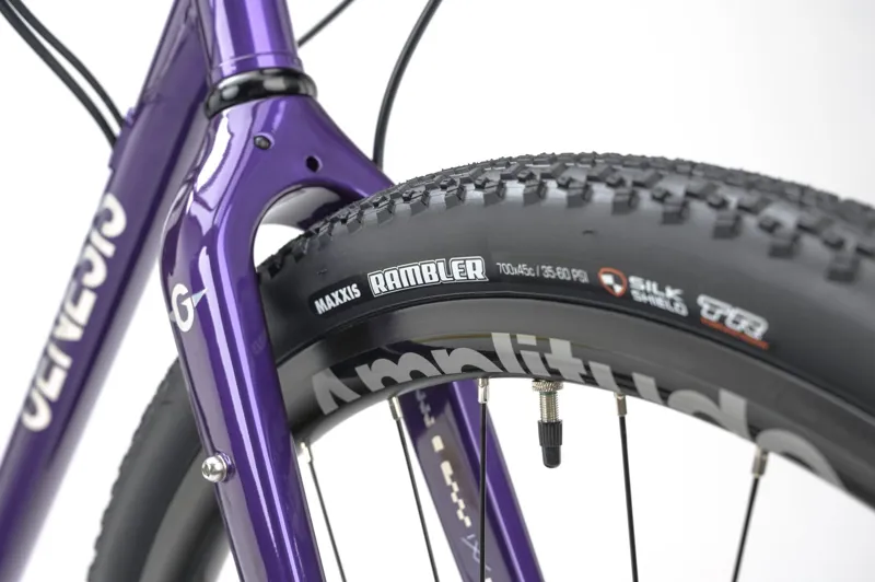 Genesis Croix De Fer 50 Steel Gravel Bike in Stone Temple Violets-9