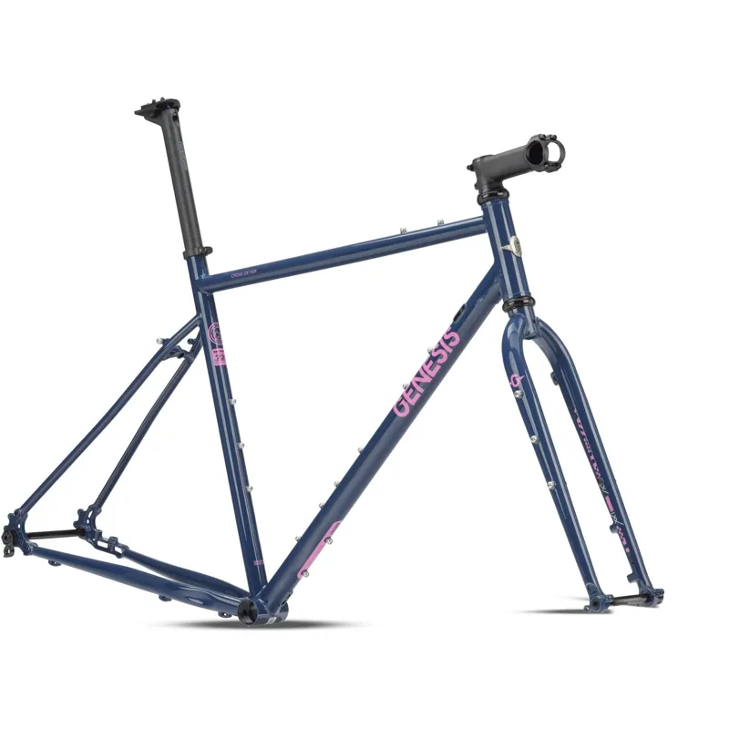 Genesis Croix De Fer 725 Frameset in Blue Unlimited-1
