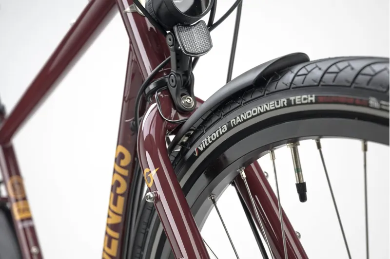 Genesis Tour De Fer 40 Touring Bike in Queen Crimson Red-4