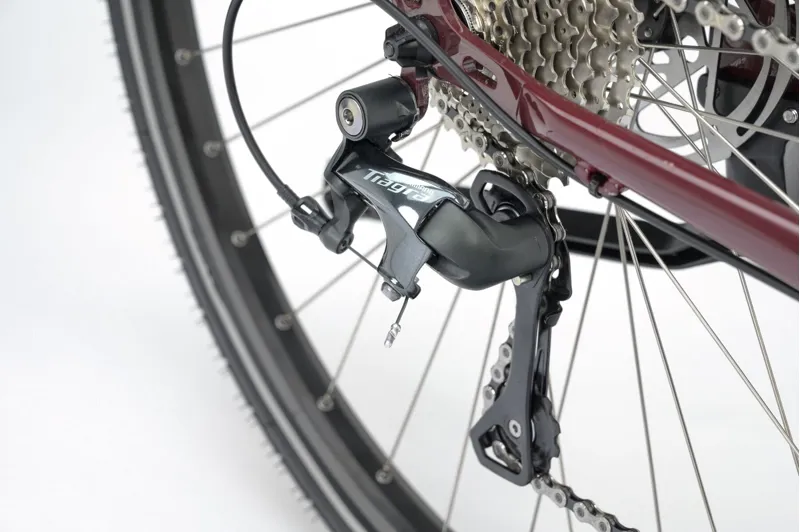 Genesis Tour De Fer 40 Touring Bike in Queen Crimson Red-6