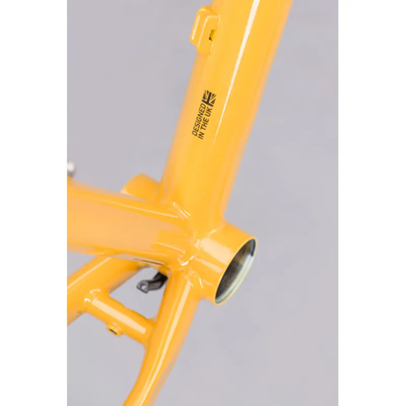 Genesis Croix De Fer 725 Steel Gravel Bike Frameset in Yellow-3
