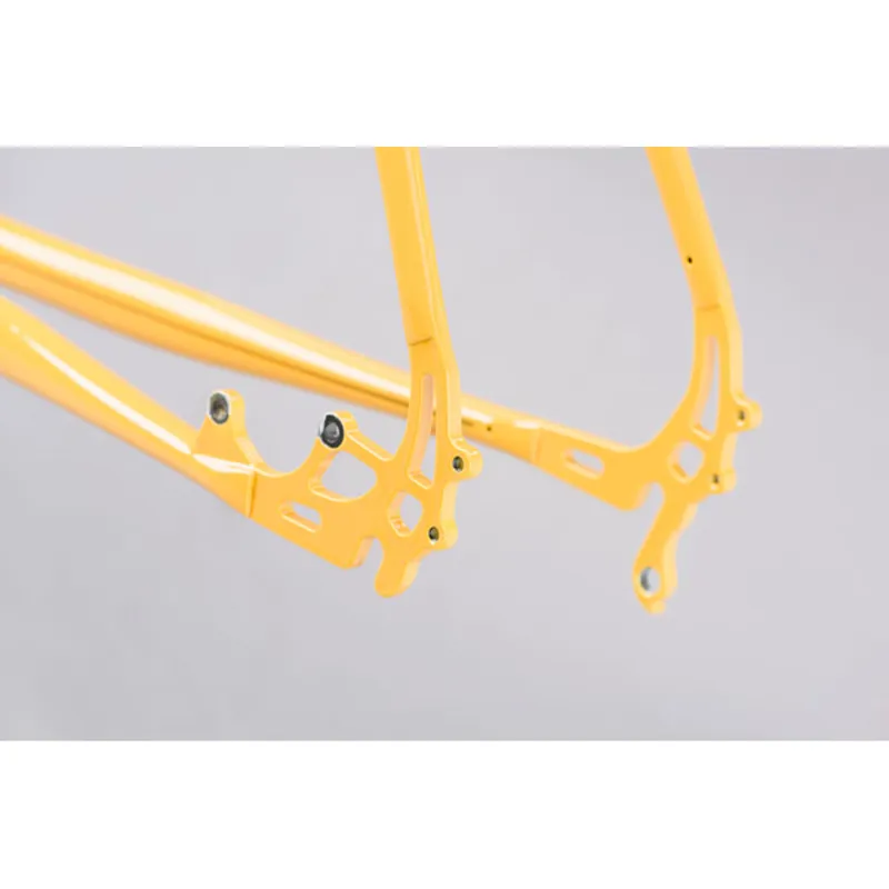 Genesis Croix De Fer 725 Steel Gravel Bike Frameset in Yellow-5
