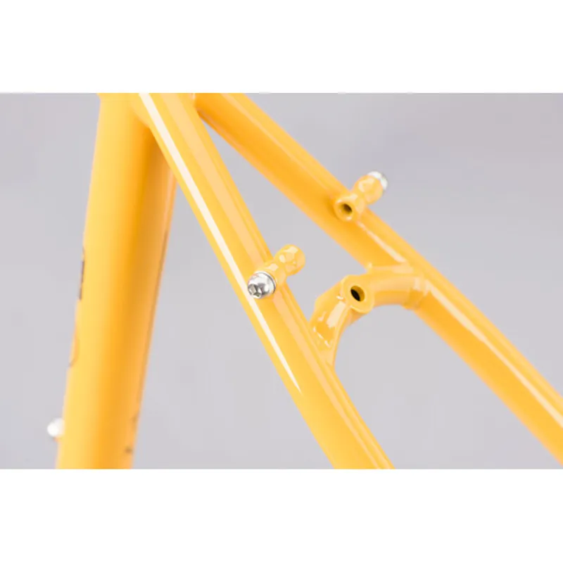 Genesis Croix De Fer 725 Steel Gravel Bike Frameset in Yellow-6