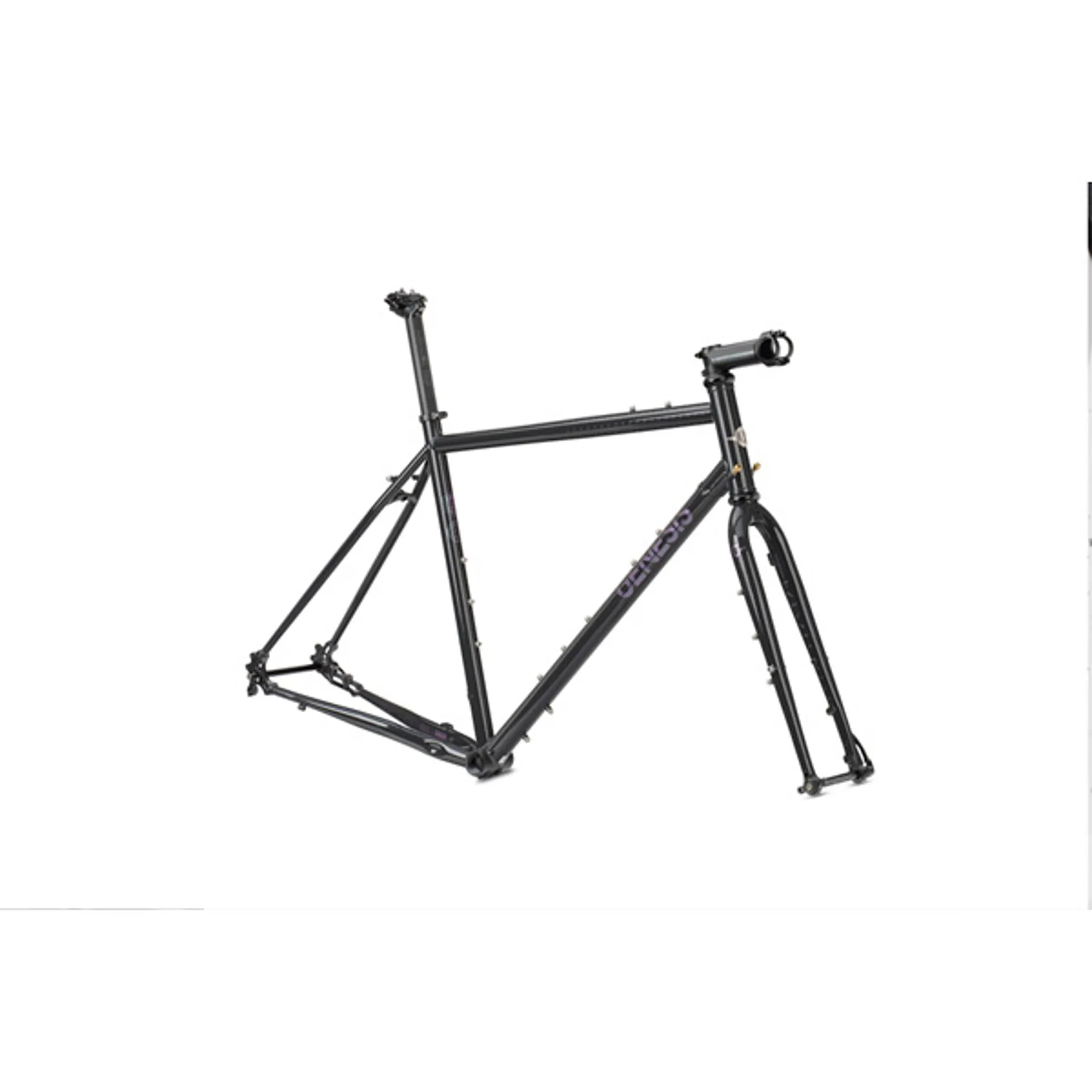 Genesis Croix De Fer 853 Steel Gravel bike Frame in Black